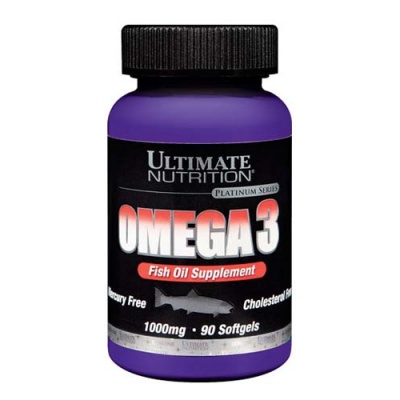 Антиоксидант Ultimate Nutrition Omega 3 1000 мг 90 таблеток