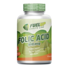 Аминокислота FuelUp Folic Acid 800 мг 60 капсул
